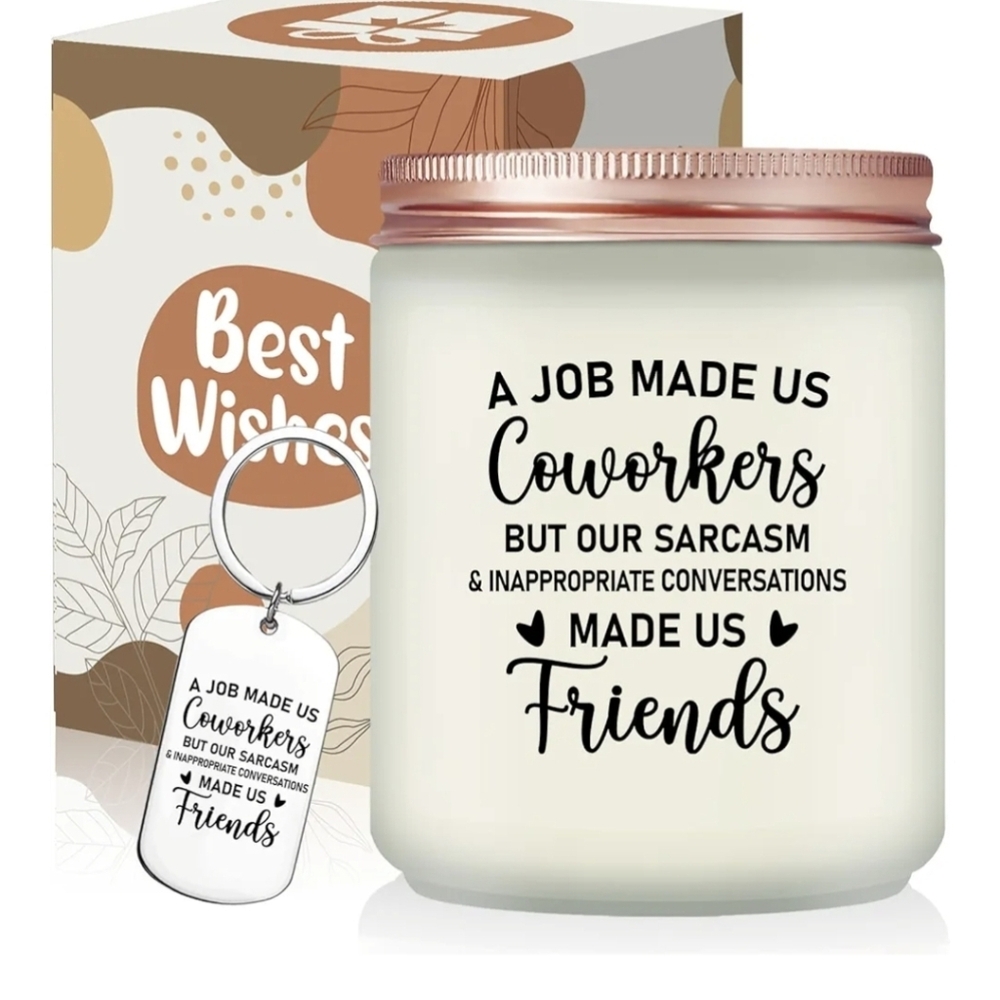 Coworker Candle And Keychain